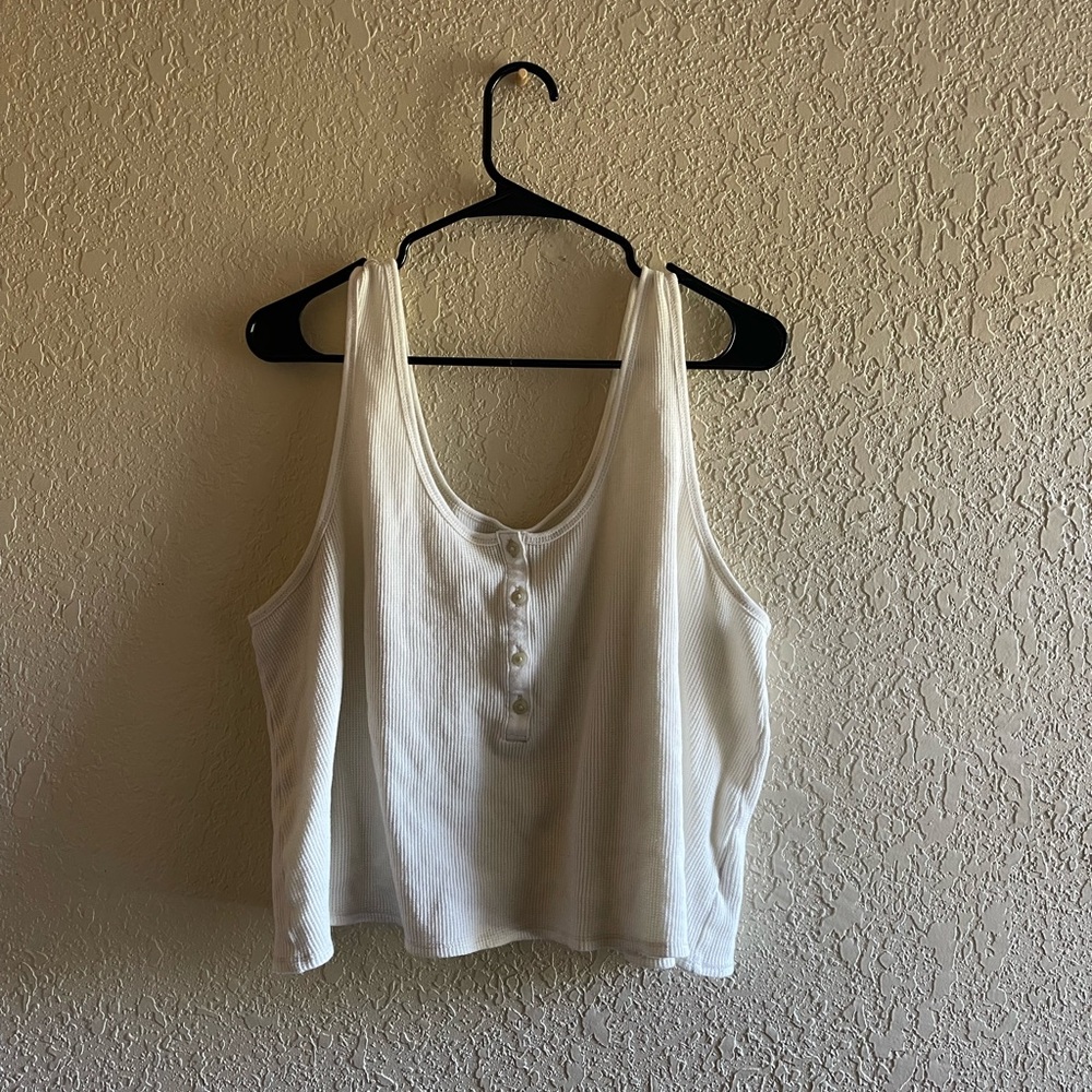 Waffle tank top